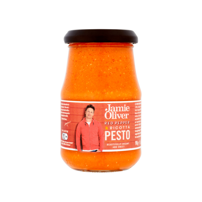 Jamie Oliver punase pipra ja ricotta pesto  190g
